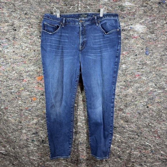 Lucky Brand Jeans Womens‎ 20W Hayden Skinny Pants Advanced Stretch Medium Wash - Picture 1 of 16